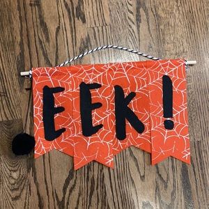 Halloween EEK Hanging Sign